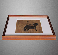 珲春书画装裱配框服务案例